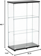 Beauty4U 2 Doors Glass Display Cabinet - Image 2