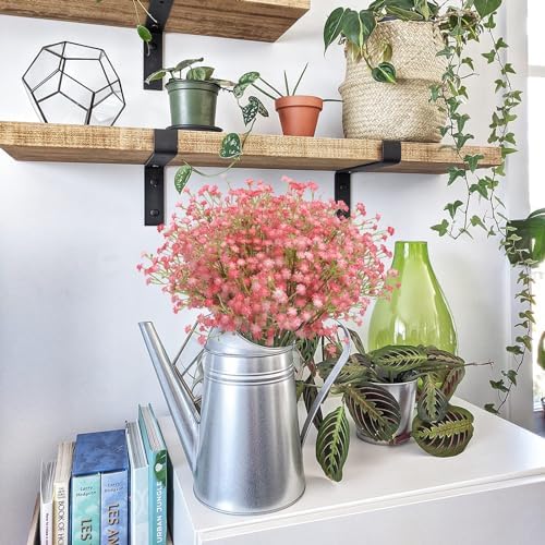 N&T NIETING 30Pcs Babys Breath Artificial Flowers Bulk Faux Flowers, Pink - Image 4