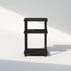 Furinno Just 3-Tier Turn-N-Tube Open Storage Nightstand, Plastic Poles - Image 7