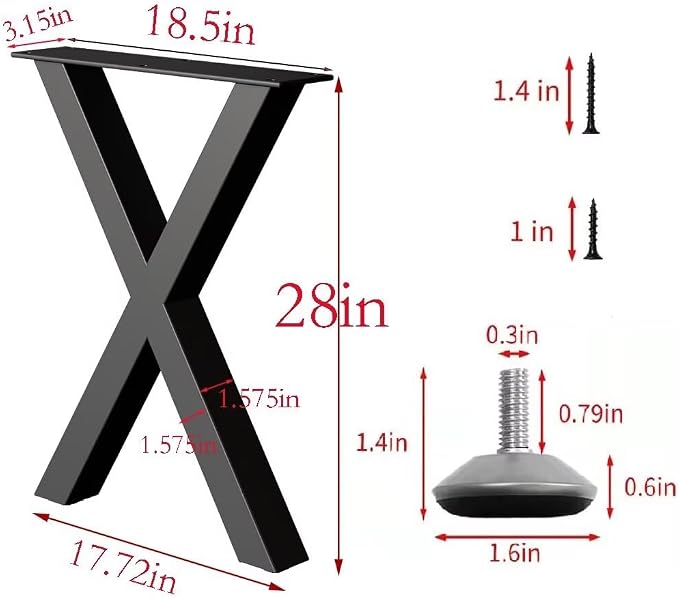 Metal Table Legs, Furniture Legs - Image 6
