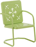 Crosley Furniture Azalea 2-Piece Outdoor Chair Set, Vintage Retro Metal Patio - Image 9