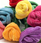 8Pcs Stuffed Rose Flower, 18 Inch Artificial Plush Rose Bouquet with Bendable Stems for Valentine's Day Gift, Room Decor, Curtain Tieback, Nursery Bedding Accent, Graduation Keepsake - Image 3