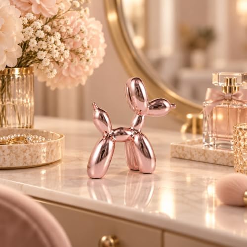 Balloon Dog Sculpture Modern Home Decor Collectible Figurines Funky Statues for Bedroom Trendy Animal Decor for Coffee Table Living Room Decor - Image 6