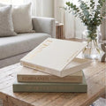 3 Linen Decorative Books with Hidden Storage, Faux Book Box for Home Decor by Unknown
