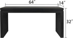 64" Console Table for Living Room, Long Sofa Table Behind Couch - Image 2