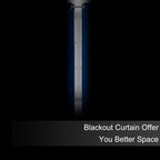 Blackout Curtains 66 x 54 Inch Long Royal Blue Curtains Set of 2 Panels Room - Image 3
