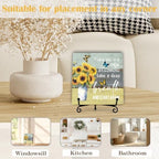 Spring Decorations for Rustic Farmhouse Decor, Motivational And Inspirational Desk Decor for Housewarming Gifts, Butterfly Decorations For Home Kitchen Bathroom (A02) - Image 6