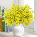 N&T NIETING 24Pcs Babys Breath Artificial Flowers Bulk, Yellow - Image 6