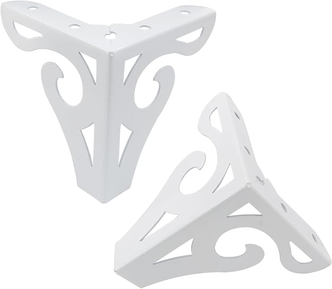 Piutouyar 4 Inch/10cm Hollow Out Furniture Legs Set of 4, Modern Triangle Couch - Image 5
