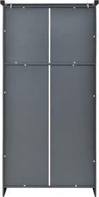 VilroCaz Freestanding Kitchen Pantry Tall Storage Cabinet, Wooden Kitchen - Image 9