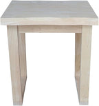 International Concepts Live Edge Solid Wood End Table - Image 4