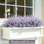 12 Bundles Artificial Lavender Faux Lavender Plants Fake Flower-Gray Purple - Image 4