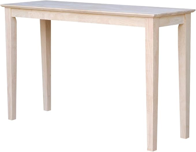 International Concepts Shaker Console Table, 48-Inch Long, Solid Parawood - Image 8