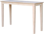 International Concepts Shaker Console Table, 48-Inch Long, Solid Parawood - Image 8