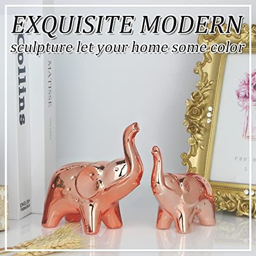 A Pair Elephant Statue Home Decor,Modern Figurines,Sculpture for Office - Image 3