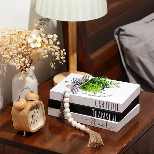 Capoda 3 Pcs Decorative Books for Home Decor, Classic - Image 4