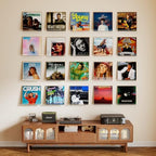 Laurensory Vinyl Record Wall Mount Shelves, 12 inch Vinyl Holder, 20 Pack - Image 5