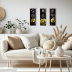 DONFENTHY 3 Pcs Yellow Bedroom Decor Yellow Rose Wooden Wall Decor Yellow Bathroom Decor Inspirational Farmhouse Office Signs With SHE Bible Words For Women Bedroom Home(12x4Inch) - Image 5