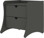 Eco Friendly Nightstand in Charcoal Gray Made from Sustainable Materials - Image 6