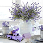 Lavender Truck Decor with Flowers, Purple Floral Pickup Truck with Butterfly, Rustic Farmhouse Tabletop Centerpiece, Spring Country Home Office Kitchen Tiered Tray Decor - Image 6