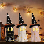 DAZONGE Set of 3 Halloween Ceramic Ghost Halloween Decorations Indoor by Dazonge