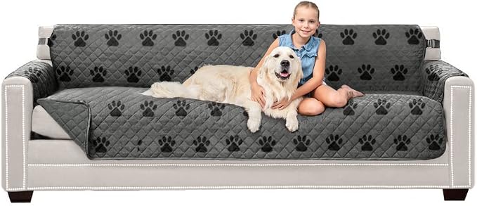 Sofa Shield® Couch Slip Covers for Dogs, Reversible Furniture Protector by SofaShield