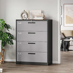 Letaya 4 Drawer Lateral Metal Filing Cabinet - Image 2