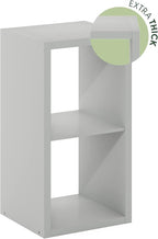 Furinno Cubicle Open Back Decorative Cube Storage Organizer, Light Grey - Image 6