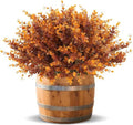 12 Bundles Artificial Fall Flowers for Outdoors Fall Decorations for Home by TURNMEON