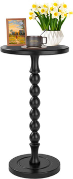 Round Side Table for Small Spaces, Drink Table by Unknown