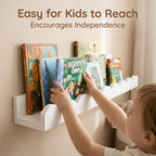 White Scalloped Nursery Shelves - Image 2