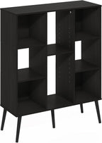 Furinno Claude Mid Century Style Book Shelf, 8-Cube Bookshelf, Cube Storage - Image 5