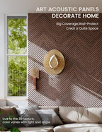 Fluxynara 6-Pack Large Felt Bulletin Board, Walnut Pyramid - Image 4