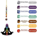 7 Chakra Healing Crystals Feng Shui Hanging Ornament Car Ornament Meditation Hanging Ornament Window Ornament for Home Decor Party Decor - Image 6