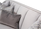 MICHAEL AMINI Roxbury Park 94" W Velvet Sofa in Steel Gray/Slate - Image 7
