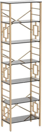 HOMISSUE Bookcase, 7-Tier Tall Bookshelf Metal Bookcase and Bookshelves - Image 5