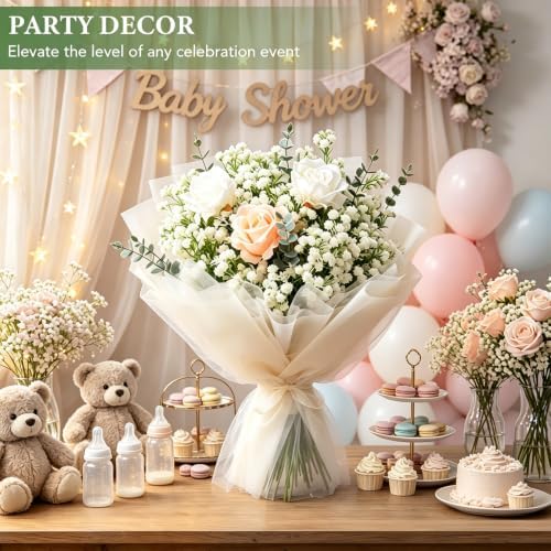 30 Pcs Babys Breath Artificial Flowers,Baby Breath Flowers Artificial Bulk - Image 7