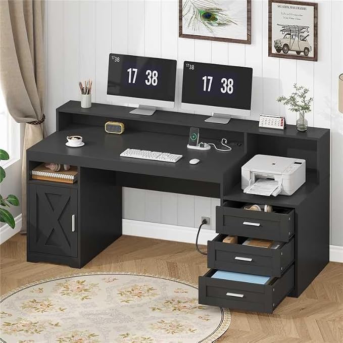 TVU Farmhouse Computer Desk by TVU
