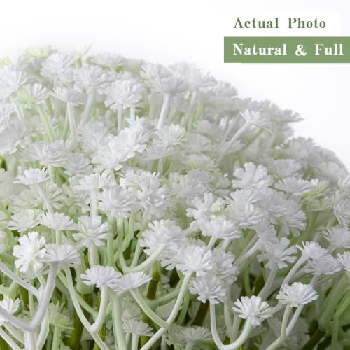 200 Pcs Babys Breath Artificial Flowers White Baby's Breath Plastic Flowers Artificial Bulk,Faux Flowers,Gypsophila Small Fake Flowers Baby Breath for Wedding Decor, Party, Home & Garden Decoration - Image 4