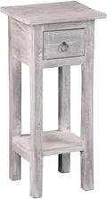 Sunset Trading Shabby Chic Cottage Accent Table, Distressed Light Gray by SunsetTrading