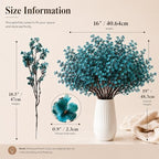 Mandy's 15 Bundles Artificial Teal Baby’s Breath Flowers - Image 3