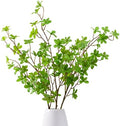 Heleze Artificial Greenery Stems Faux Branches with Leaves for Vase Fake Plants for Home Decor Indoor 43.3 Inch 3 PCS by Heleze