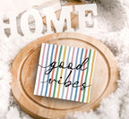 SRADMO Boho Striped Inspirational Wood Box Sign Desk Decor - Image 5