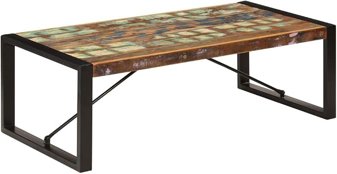 Coffee Table 47.2"x23.6"x15.7" Solid Reclaimed Wood, End Tables, Living Table - Image 7