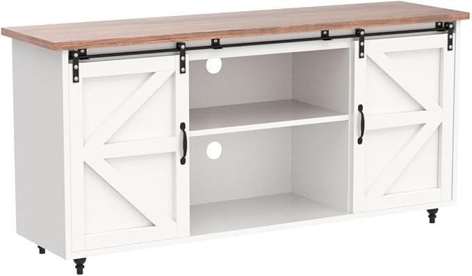 4ever2buy Farmhouse Coffee Bar Cabinet - Image 4