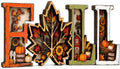 Fall Decorations for Home 2026, 3D Wooden Fall Decor with Harvest Autumn Sign Leaf Pumpkin Scene, Rustic Thanksgiving Tabletop Decor, Vintage Farmhouse Shelf Mantel (Fall Decorations) by VQRZG