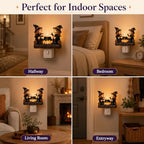 Dlfghos Halloween Witch Campfire Nightlight Witch Flickering Night Light - Image 3