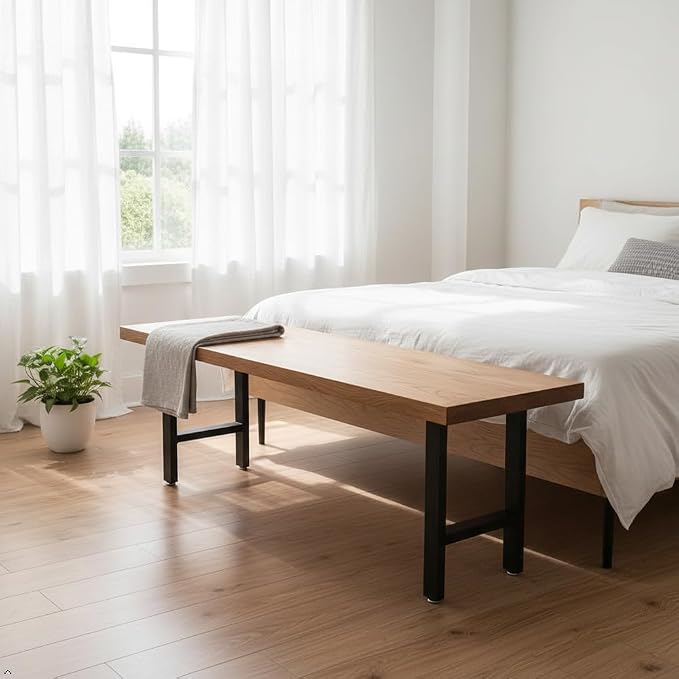 H Bench Legs 16 Inch Metal Coffee End Table Legs - Image 3