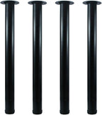 QLLY 26 inch Adjustable Metal Desk Legs, Heavy Duty Furniture Table Legs by QLLY