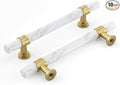 Rergy Cabinet Handles Marble Drawer Pulls and Knobs, T-Bar Hardware by Rergy